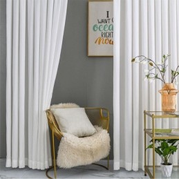 White Tulle Curtains...