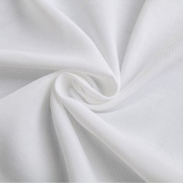 White Tulle Curtains Bedroom Sheer Voile Drapes Solid Color