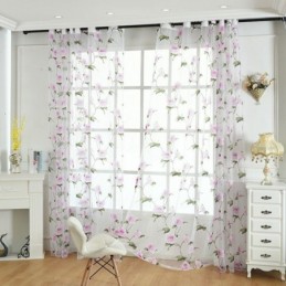 Floral Sheer Window...
