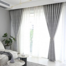 Checkered Blackout Curtains...