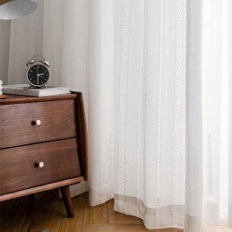 White Translucent Curtains...