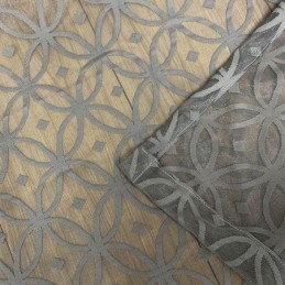 Europe Tulle Curtain Made to Measure Curtain Grey Sheer For Living Room