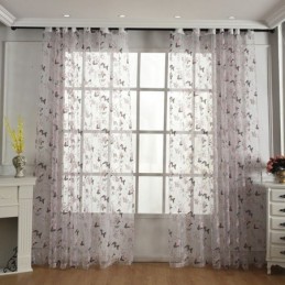 Butterfly Flower Printed...