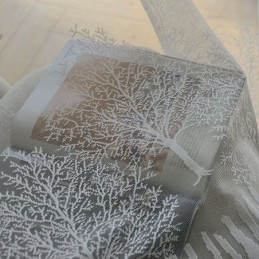 Nordic Semi Sheer Drapes Tree Print Curtains