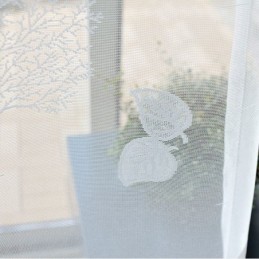 Nordic Semi Sheer Drapes Tree Print Curtains