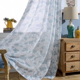 Printed Flower Curtains...