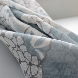 Printed Flower Curtains Tulle Sheer For Living Room Bedroom