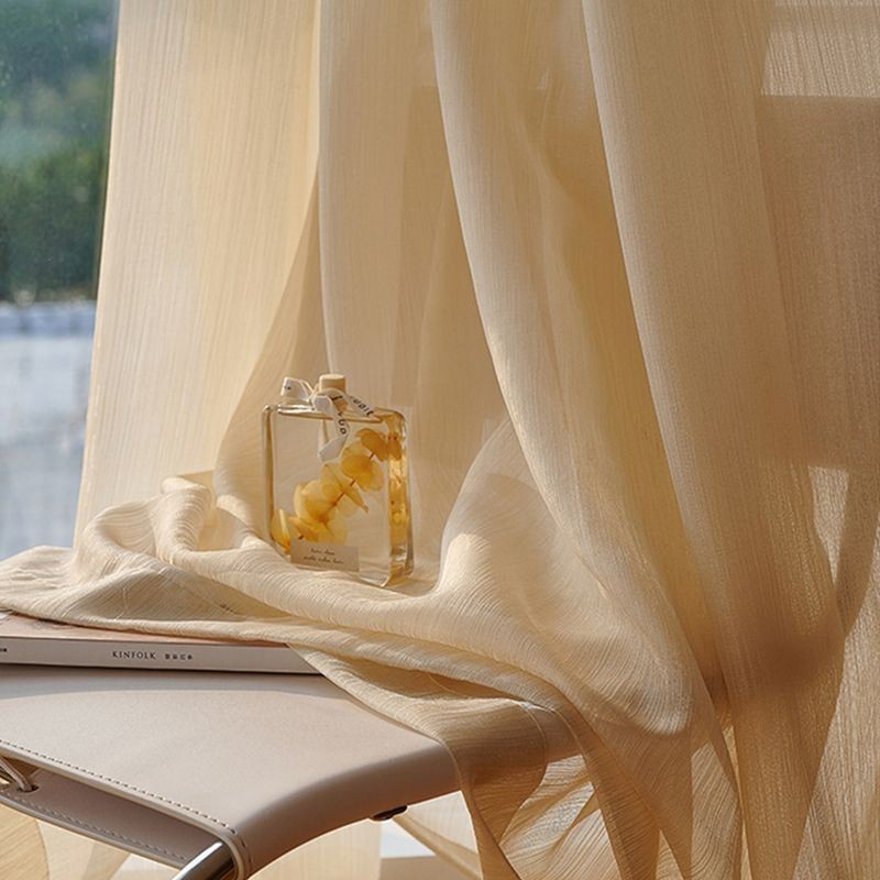 Modern Jacquard Window Screen Tulle Curtain Made to Measure Curtain For Living Room Bedroom