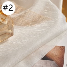 Modern Jacquard Window Screen Tulle Curtain Made to Measure Curtain For Living Room Bedroom