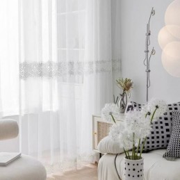 Geometric Sheer Curtains...