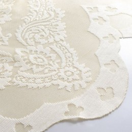 Europe Embroidery Tulle Curtains Romantic Semi Sheer Jacquard Window Drapes