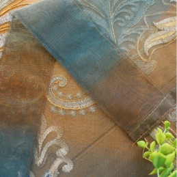 Exquisite Tulle Curtain Made to Measure Curtain European Embroidered Floral Sheer Curtains For Room Decoration