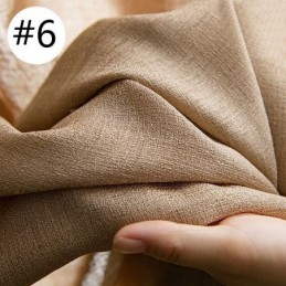 Solid Color Tulle Curtains Nordic Window Screen For Living Room