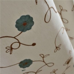 Japaneses Simple Curtain Made to Measure Curtain Fresh Embroidery