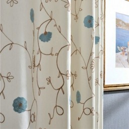 Japaneses Simple Curtain Made to Measure Curtain Fresh Embroidery