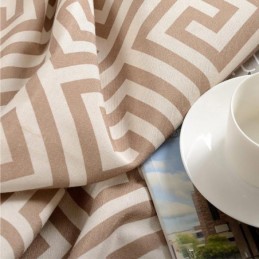 Nordic Simple Curtain Made to Measure Curtain Unique Printed Environment friendly Study Fabric