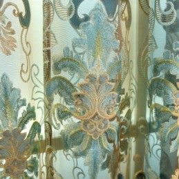 European Elegance Sheer Curtain Made to Measure Curtain Panel For Living Room Bedroom