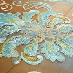 European Elegance Sheer Curtain Made to Measure Curtain Panel For Living Room Bedroom