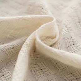 Plaid Jacquard Tulle Curtains Window Screen For Living Room