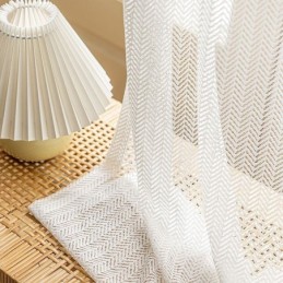 Fish Bone Tulle Curtains...