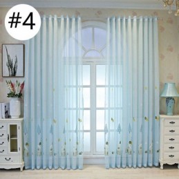 Decorative Window Screens Cartoon Embroidered Tulle Curtains For Bedroom