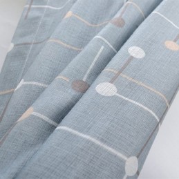 Printed Curtains Tulle Semi Sheer For Living Room Bedroom