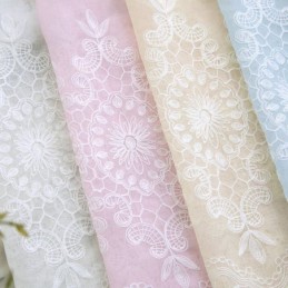 Breathable Sheer Curtain Made to Measure Curtain European Decorative Tulle Voile For Living Room