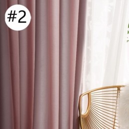 Luxurious Tulle Sheer Solid Color Window Curtains For Living Room Bedroom