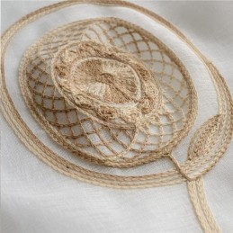 Circle Embroidery Sheer Curtains For Living Room Bedroom