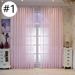 Decorative Window Screens Embroidered Tulle Curtains For Living Room