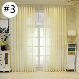 Decorative Window Screens Embroidered Tulle Curtains For Living Room
