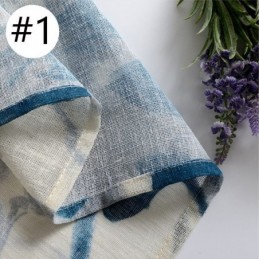 Leaves Printed Curtain Made to Measure Curtain Tulle Sheer For Living Room Bedroom