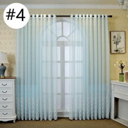 Luxury Embroidered Window Screen For Living Dining Room Made to Measure Curtain