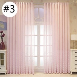 Decorative Window Screen Fish Scales Embroied Sheer Curtain Made to Measure Curtain For Living Room