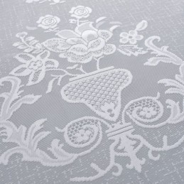 Embroidered Floral Tulle Screen Curtain Made to Measure Curtain Luxury Sheer Voile Blind Drapes