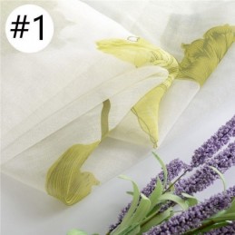 Elegant Lotus Voile Curtain Made to Measure Curtain Blinds Panel For Living Room Bedroom