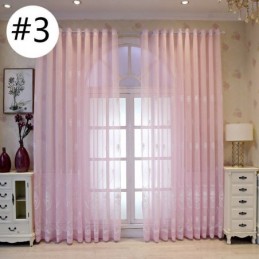 European Curtain Made to Measure Curtain Sheer Embroidered Window Screen For Living Room Bedroom