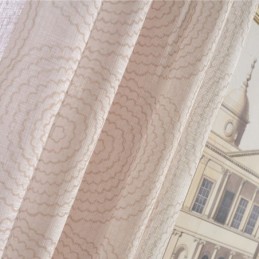 Circle Printed Sheer Curtains For Living Room Bedroom