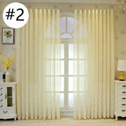 Luxury Window Sheer Fan Embroidered Screen High Grade Tulle Made to Measure Curtain