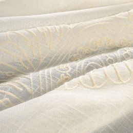 Flower Embroidered Tulle Curtains Sheer Window Screen For Living Room Bedroom