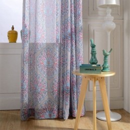 Printed Flower Window...