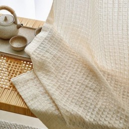 Pure Plaid Tulle Curtains Window Screen For Living Room