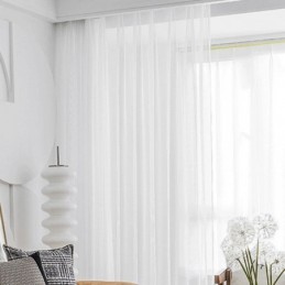 Modern Floral Design Curtain Made to Measure Curtain Tulle Window Sheer For Living Room Bedroom