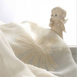 Luxury Embroidered Leaves Tulle Sheer Curtain Made to Measure Curtain For Living Room Bedroom