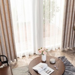 Modern Curtain Made to Measure Curtain Blackout Jacquard For Living Room