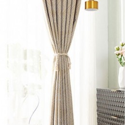 Luxury Geometric Curtain Made to Measure Curtain Jacquard Blackout Curtains For Living Room Bedroom