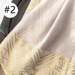 Luxury Geometric Curtain Made to Measure Curtain Jacquard Blackout Curtains For Living Room Bedroom