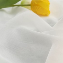 Modern White Tulle Curtain Made to Measure Curtain Feather Sheers For Living Room