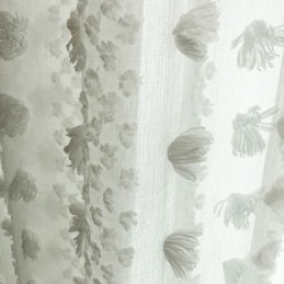 Nordic Embossed Sheer Curtain Made to Measure Curtain Tulle Living Room Bedroom