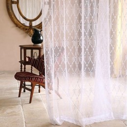 Embroidery Tulle Curtain...